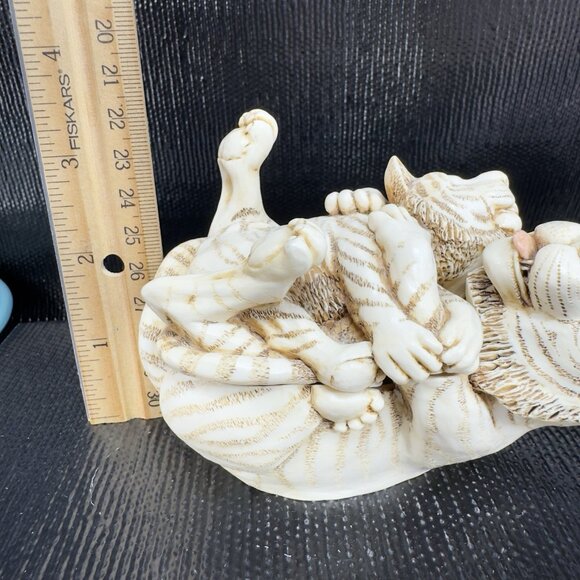 1993 Harmony Kingdom Pride And Joy Tiger and Cub Trinket Box Figurine Resin VTG - Picture 2 of 14